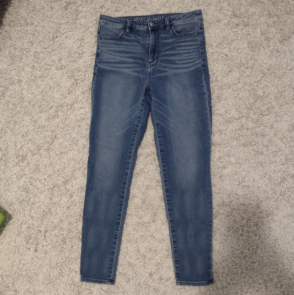 AEO super high rise jeggings